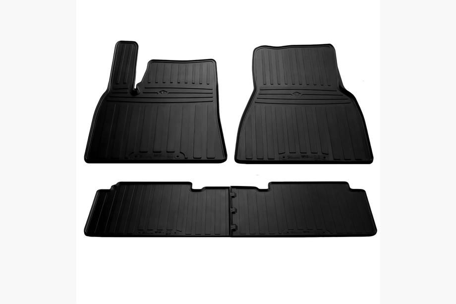 Tesla Model S 2012– Gumijas salona paklājiņi Stingray (2012-2021) Image