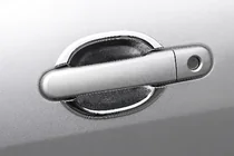 Nissan Tiida 2004–2011 Durvju rokturu iedobes uzlikas (4 gab., plastmasa) foto 1