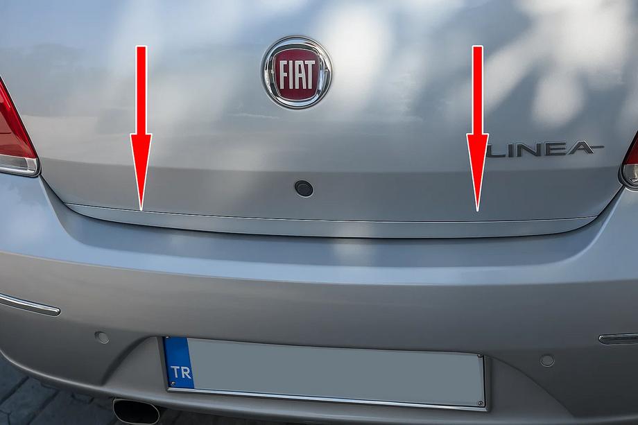 Fiat Linea 2006–2018 Bagāžnieka malas uzlika (nerūsējošā tērauda) Image