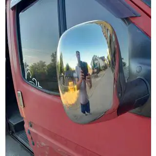 Spoguļu uzlikas (2 gab., nerūsējošais tērauds) foto 4