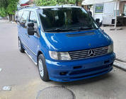 Mercedes Vito W638 1996–2003 Priekšējā bufera apakšējā lūpa Brabos Style (krāsošanai) foto 1