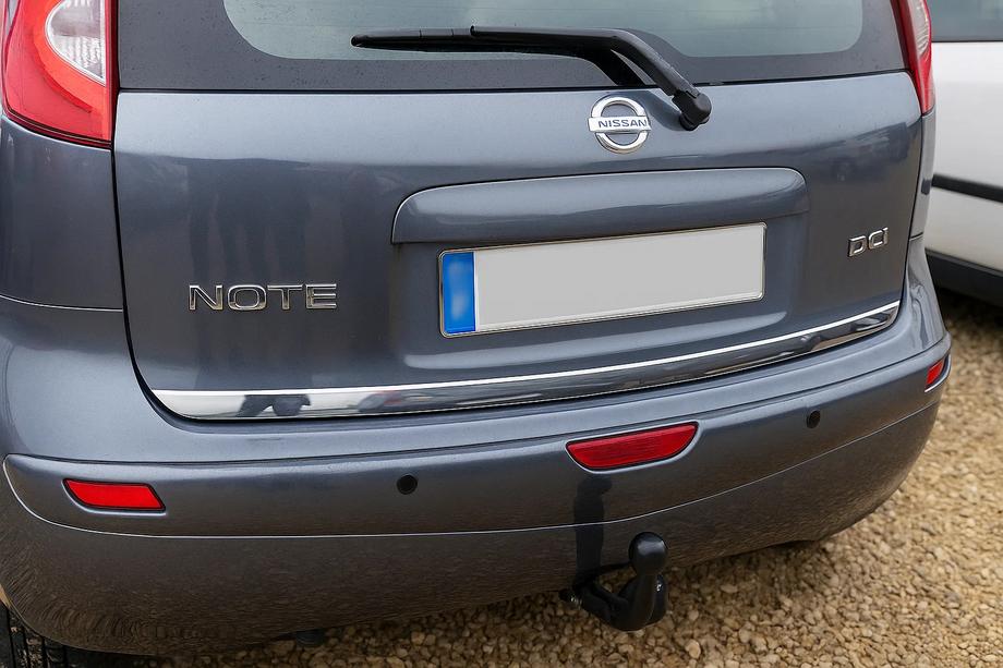 Nissan Note 2004–2012 Bagāžnieka malas uzlika (nerūsējošā tērauda) Image