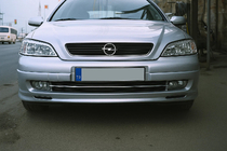 Opel Astra G Classic 1998–2012 Hromētas lukturu uzlikas (2 gab., plastmasa) foto 1