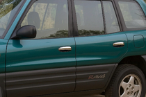Toyota Rav 4 1996–2001 Hromētas durvju rokturu uzlikas (4 gab., plastmasa) foto 1