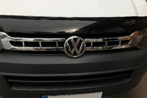 Volkswagen T5 2010–2015 Radiatora režģa uzlikas (Carmos, 2 gab., nerūsējošais tērauds) foto 4