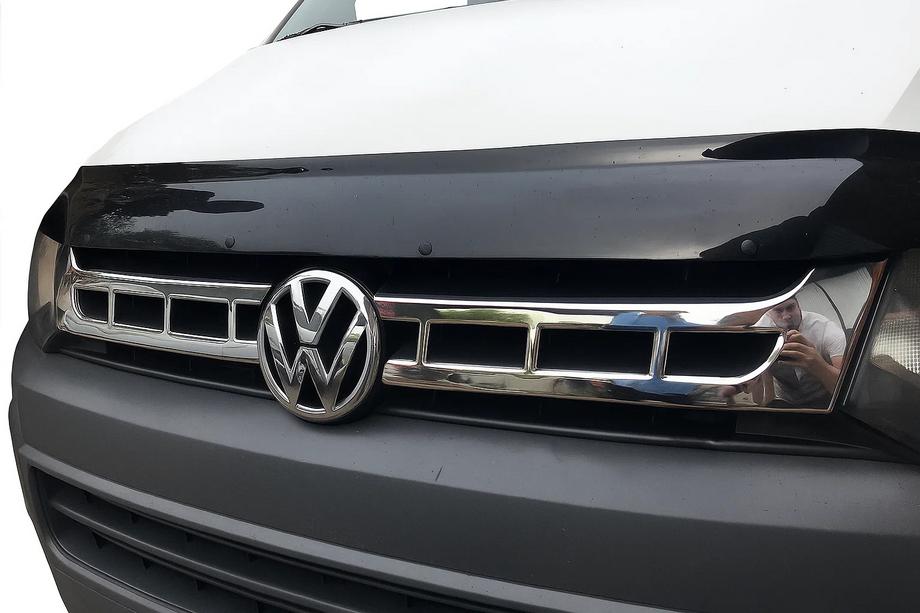 Volkswagen T5 2010–2015 Radiatora režģa uzlikas (Carmos, 2 gab., nerūsējošais tērauds) Image