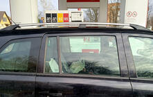 Opel Zafira B 2005–2011 Alumīnija jumta reliņi (Caravan, hroms) foto 6