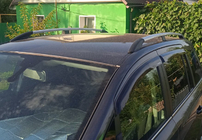 Opel Zafira B 2005–2011 Alumīnija jumta reliņi (Caravan, hroms) foto 1