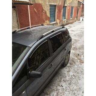 Alumīnija jumta reliņi (Caravan, hroms) Opel Zafira B 2005–2011 foto 4