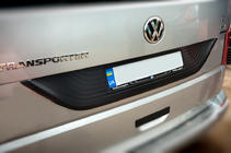 Volkswagen T6 2015–2024 Plastmasas uzlika bagāžnieka vākam Melna foto 1