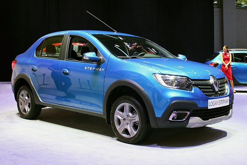 Paaugstinātas caurgājamības sedans Renault Logan Stepway