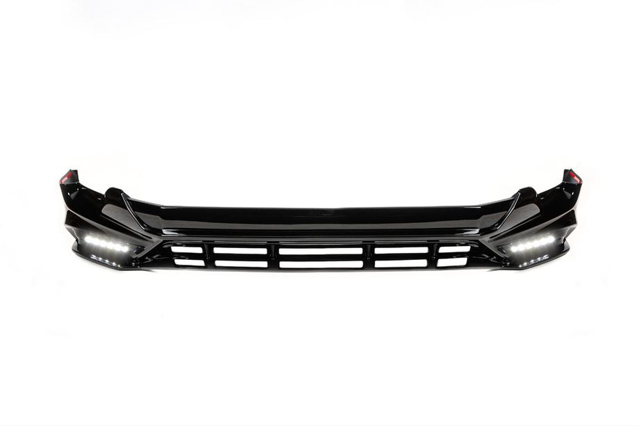 Toyota Land Cruiser Prado 150 2009–2023 Priekšējā un aizmugurējā bampera uzlikas TRD (2017-) Balta krāsa Foto 6