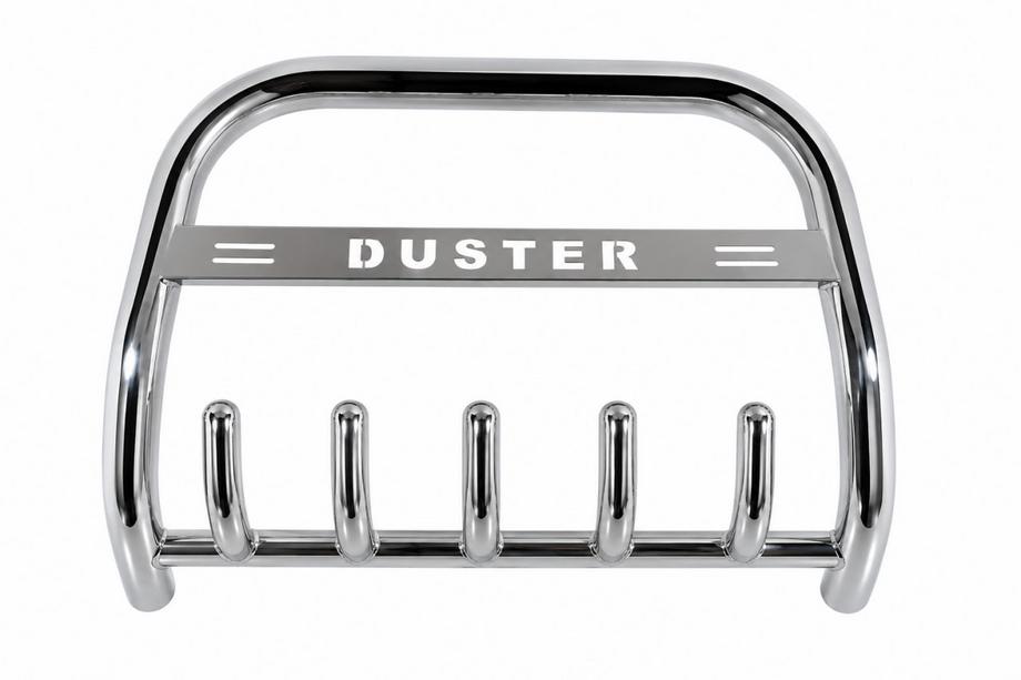 Dacia Duster 2008–2018 Priekšējais aizsargstienis (bullbar) RNDT.09.F1-58.6 (nerūsējošais tērauds) Image