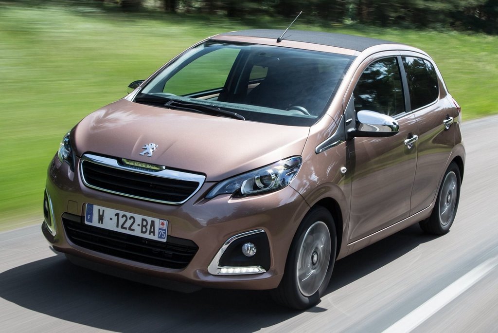 Kompakta pilsētas hečbeks Peugeot 108