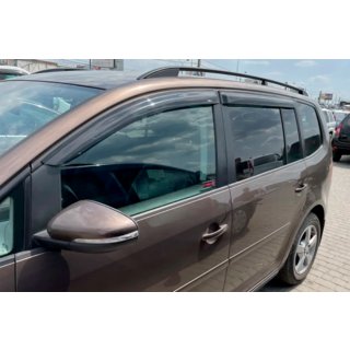 Logu vēja deflektori (4 gab., HIC) Volkswagen Touran 2010–2015 foto 3