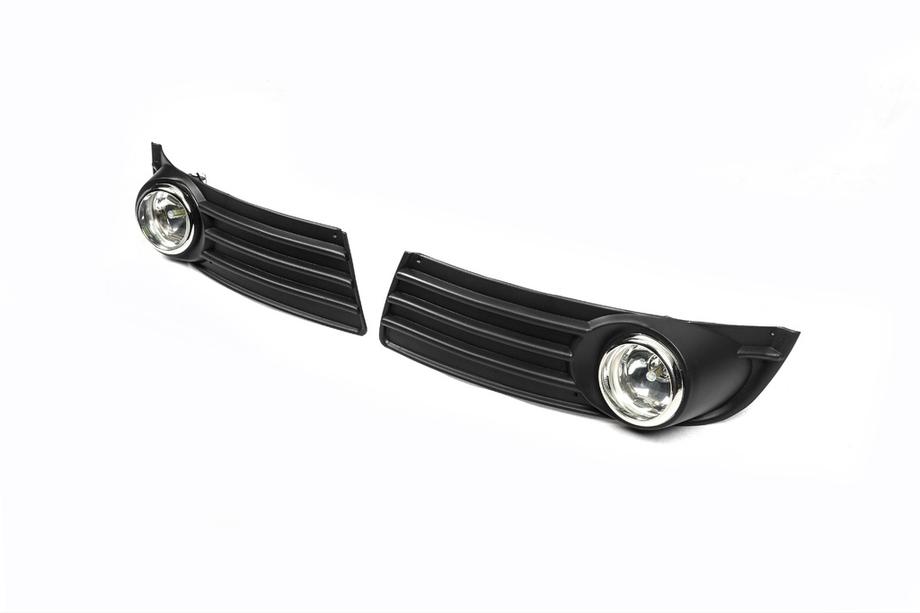 Volkswagen Jetta 2006–2011 Miglas lukturi ar ieliktņiem (ar LED spuldzi) Foto 2