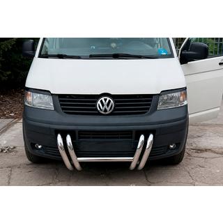 Kengurjatņiks ST006-03 "Nostrils" (nerūsējošais tērauds) Volkswagen T5 Transporter 2003–2010 foto 2