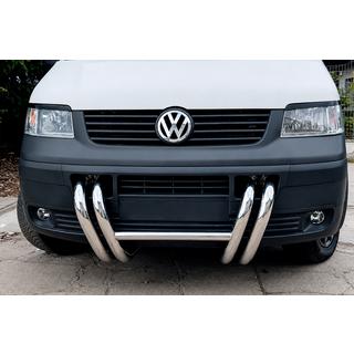 Kengurjatņiks ST006-03 "Nostrils" (nerūsējošais tērauds) Volkswagen T5 Transporter 2003–2010 foto 3