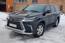 Lexus LX570/450d 2008–2022 Priekšējais aizsargstienis ST014 (2015+, nerūsējošais tērauds) foto 7