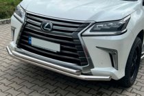 Lexus LX570/450d 2008–2022 Priekšējais aizsargstienis ST014 (2015+, nerūsējošais tērauds) foto 1