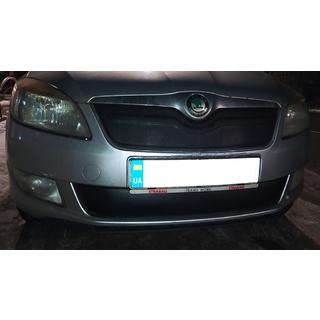 Ziemas pārsegs radiatora režģim (2011-2014, augšējais) Skoda Fabia 2007–2014 foto 2
