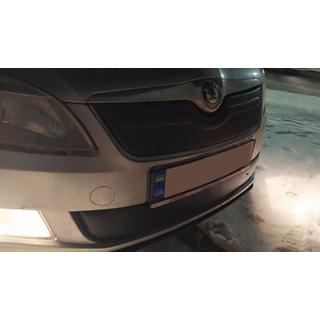 Ziemas pārsegs radiatora režģim (2011-2014, augšējais) Skoda Fabia 2007–2014 foto 3