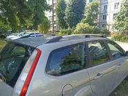 Ford Focus II 2008–2011 Alumīnija jumta reliņi (Caravan, hroms) foto 5