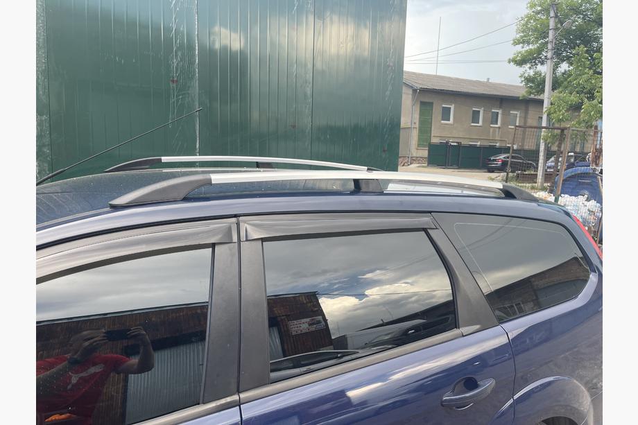 Ford Focus II 2008–2011 Alumīnija jumta reliņi (Caravan, hroms) Image