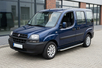 Fiat Doblo I 2005–2010 Sānu sliekšņi Fullmond (2 gab., alumīnija) foto 1