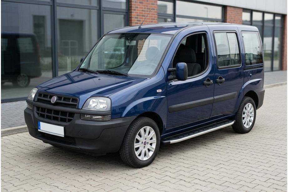 Fiat Doblo I 2005–2010 Sānu sliekšņi Fullmond (2 gab., alumīnija) Image