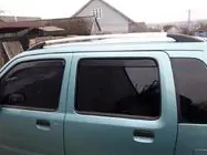Opel Agila 2000–2007 Hromēti jumta reliņi foto 2
