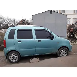 Hromēti jumta reliņi Opel Agila 2000–2007 foto 3