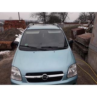 Hromēti jumta reliņi Opel Agila 2000–2007 foto 4
