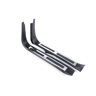 Plastmasas sliekšņu uzlikas ar apgaismojumu (melnas) Toyota Land Cruiser 200 2007–2021 foto 2