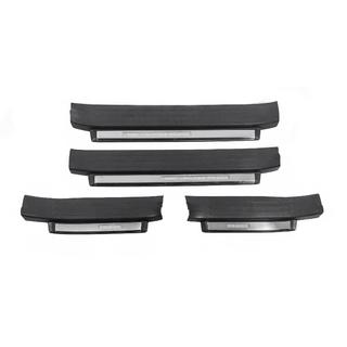 Durvju sliekšņu uzlikas ar apgaismojumu (melnas) Toyota Land Cruiser Prado 150 2009–2023 foto 2