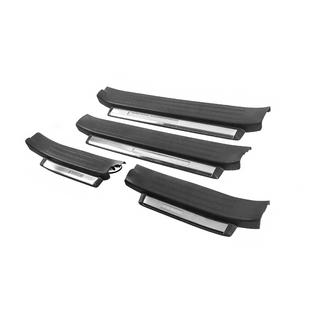 Durvju sliekšņu uzlikas ar apgaismojumu (melnas) Toyota Land Cruiser Prado 150 2009–2023 foto 1