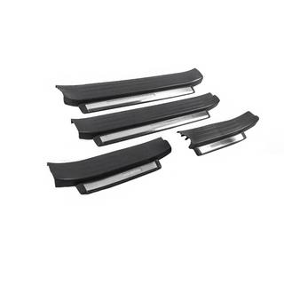 Durvju sliekšņu uzlikas ar apgaismojumu (melnas) Toyota Land Cruiser Prado 150 2009–2023 foto 4