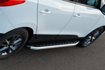 Hyundai IX-35 2010–2015 Sānu pakāpieni Fullmond (2 gab., alumīnijs) foto 2