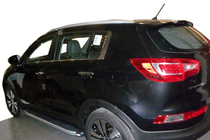 Kia Sportage 2010–2015 Sānu sliekšņi Fullmond (2 gab., alumīnija) foto 5