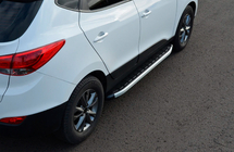 Kia Sportage 2010–2015 Sānu sliekšņi Fullmond (2 gab., alumīnija) foto 3