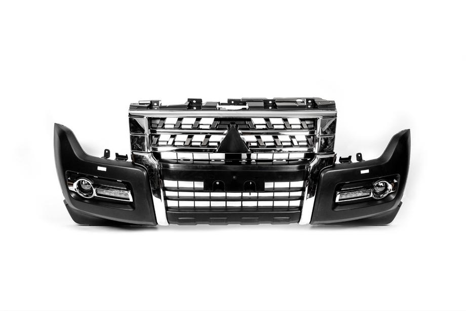 Mitsubishi Pajero Wagon IV 2006–2021 Facelift komplekts (priekšējais bamperis) Foto 6