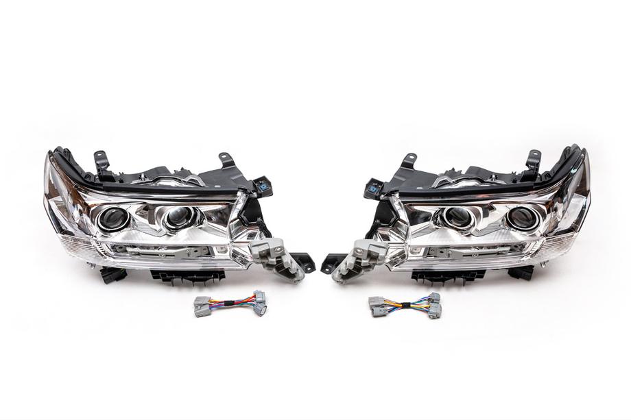 Toyota Land Cruiser 200 2007–2021 Priekšējie lukturi 2016+ (Standart) Pilns komplekts (2 gab.) Foto 3