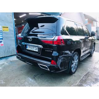 Aizmugurējā bampera gala uzlikas (2016+, 2 gab.) Lexus LX570/450d 2008–2022 foto 2