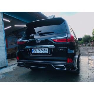 Aizmugurējā bampera gala uzlikas (2016+, 2 gab.) Lexus LX570/450d 2008–2022 foto 3