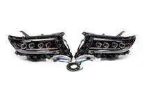 Toyota Land Cruiser Prado 150 2009–2023 Priekšējie lukturi Lexus-design 4-LED V1 (2017+, 2 gab.) foto 5