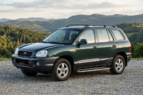Hyundai Santa Fe 1 2000–2006 Sānu sliekšņi Fullmond (2 gab., alumīnija) foto 1