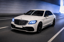 Mercedes S-class W222 2013–2022 AMG radiatora reste foto 1