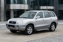Hyundai Santa Fe 1 2000–2006 Sānu pakāpieni Allmond Grey (2 gab., alumīnija) foto 1