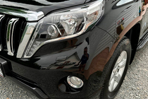 Toyota Land Cruiser Prado 150 2009–2023 Priekšējie LED priekšējie lukturi (2013-2017, 2 gab.) ar AFR adaptāciju foto 2
