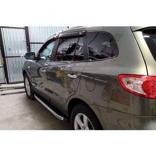 Sānu sliekšņi Fullmond (2 gab., alumīnija) Hyundai Santa Fe 2 2006–2012 foto 2